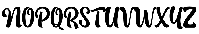 Boughies Demo Font UPPERCASE