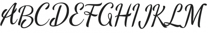 Brillion Shella otf (400) Font UPPERCASE