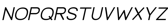 BrandingPro-LightItalic Font UPPERCASE