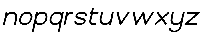 BrandingPro-LightItalic Font LOWERCASE