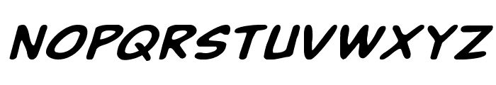 Buddy Champion Expanded Italic Font UPPERCASE
