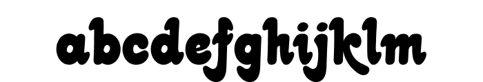Buggy Font LOWERCASE