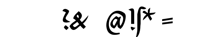 Burtinomatic-DemiBold Font OTHER CHARS