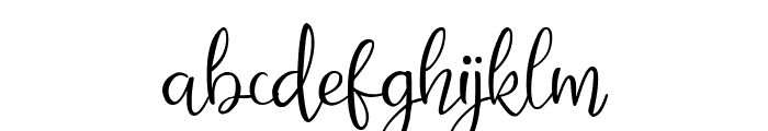 Camellia Font LOWERCASE