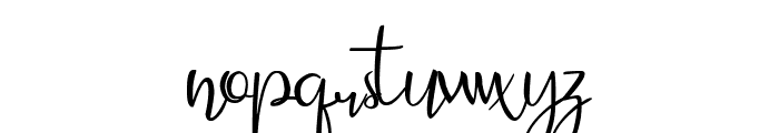 Camellia Font LOWERCASE