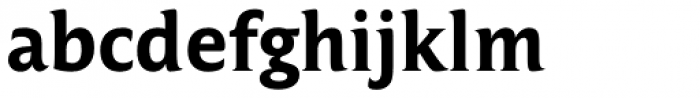 Campan Bold Font LOWERCASE