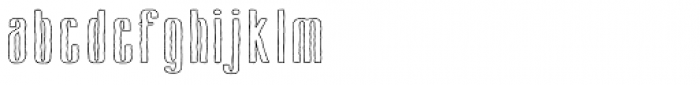 Cansum Hand Line Bold Font LOWERCASE