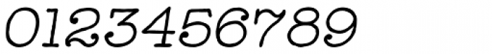 Catalina Typewriter Italic Font OTHER CHARS