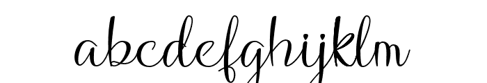BethannyScript Font LOWERCASE