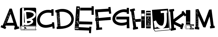 ZPBookcaseSerif Font UPPERCASE
