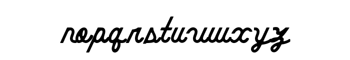 CheerScriptROUNDRegular Font LOWERCASE