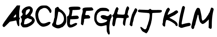 ClairesHand3 Font UPPERCASE