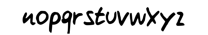 ClairesHand3 Font LOWERCASE