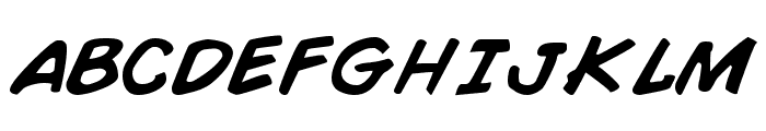 Comic Book Normal Font UPPERCASE