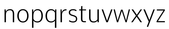 Comme ExtraLight Font LOWERCASE