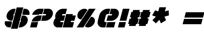 Coulson Italic Font OTHER CHARS