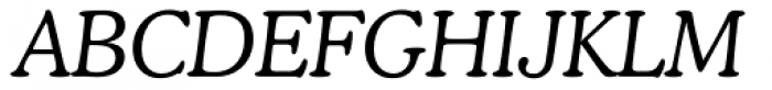 Cooper Light Italic Font UPPERCASE