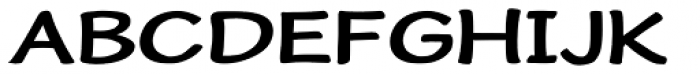 Cordin Bold Expanded Font UPPERCASE