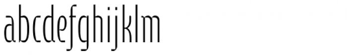 Cornerstone Pro ExtraLight Font LOWERCASE