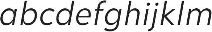 Creo Light Italic ttf (300) Font LOWERCASE