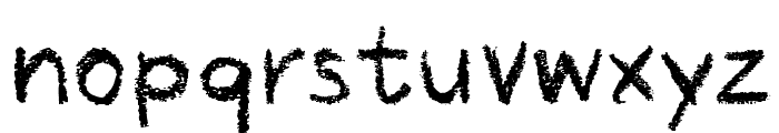 Crayon Hand Regular 2016 Demo Font LOWERCASE