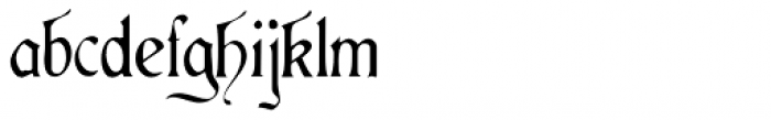 Cymbeline Font LOWERCASE