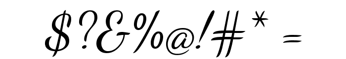 Dancing Script Font OTHER CHARS