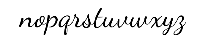 DancingScript Font LOWERCASE
