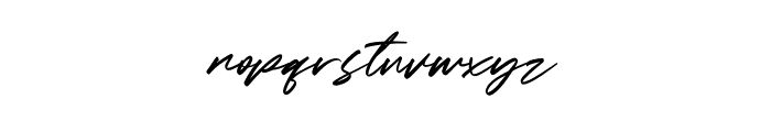 Dawsons Script Free Font LOWERCASE