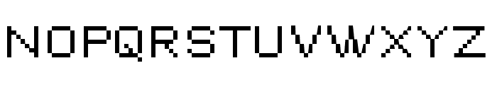 DePixel Breit Font UPPERCASE