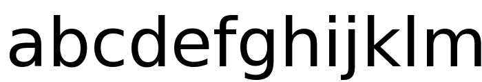 DejaVu Sans Font LOWERCASE