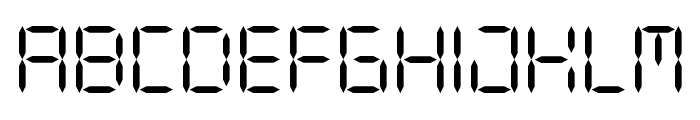 DIGIT LCD Regular Font LOWERCASE