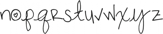 DJB 2CUTE4U ttf (400) Font LOWERCASE