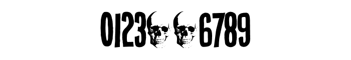 DK Crypt Regular Font OTHER CHARS
