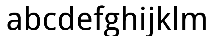 Droid Sans Font LOWERCASE