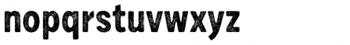Draft Natural HiResTwo F Bold Font LOWERCASE