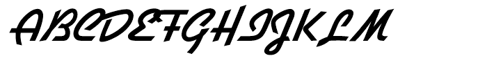 EF Gillies Gothic Bold Font UPPERCASE