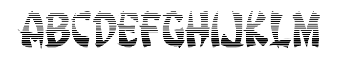 Egg Roll Gradient Font UPPERCASE