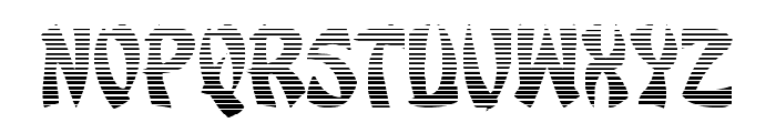 Egg Roll Gradient Font UPPERCASE