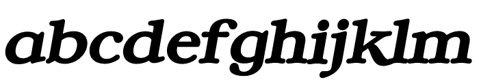 Ekorre PERSONAL USE ONLY Black Italic Font LOWERCASE