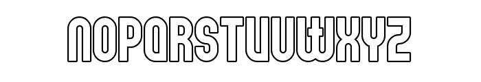 Elbaris Outline Font LOWERCASE
