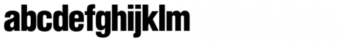 Europa Grotesk SH Bold Cond Font LOWERCASE