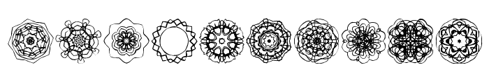 Extasy Font OTHER CHARS