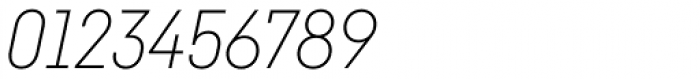 Fabrikat Thin Italic Font OTHER CHARS