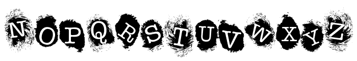 FE-FingerprintsInside Font UPPERCASE