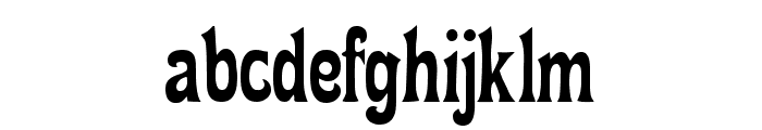 FetteMikado Font LOWERCASE