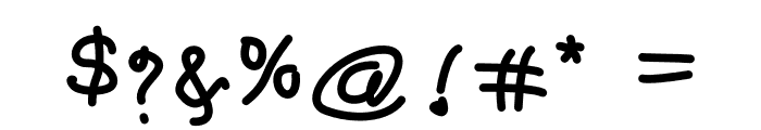 Fillpattern Bold Font OTHER CHARS