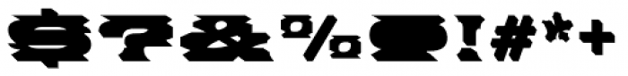 Flatrock Fill Font OTHER CHARS