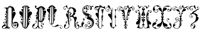 Folhas Caps Font UPPERCASE