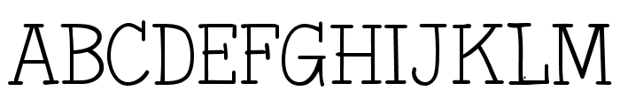 Fonesia Light Font UPPERCASE